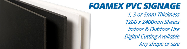 Foamex PVC Sign Printing